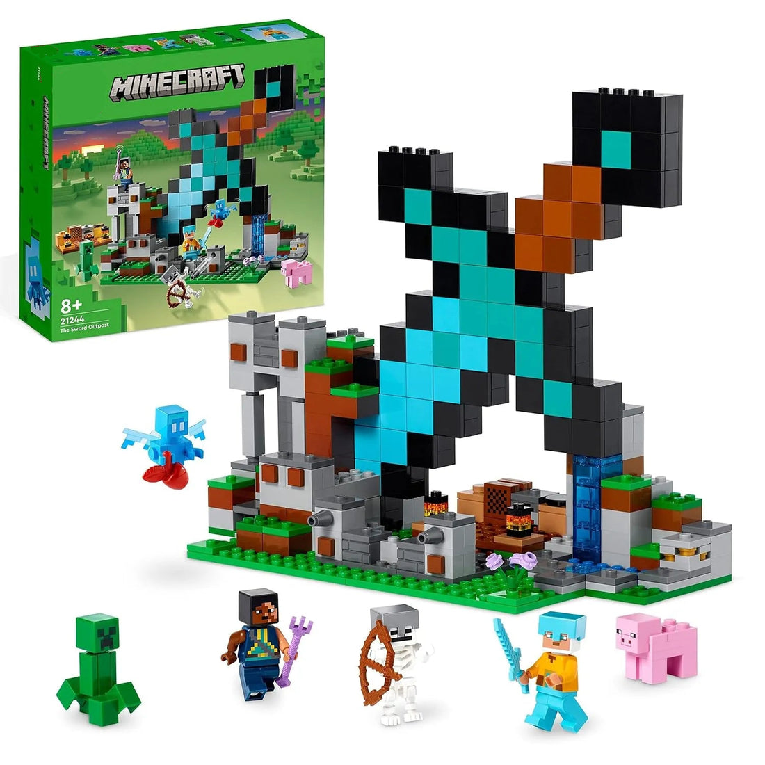 Minecraft The Sword Outpost Building Blocks (427 Pcs)