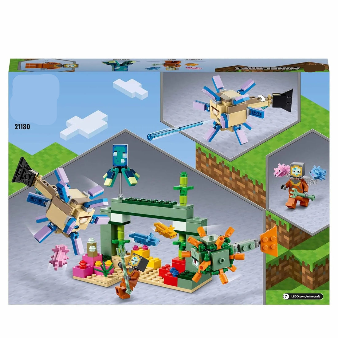 Minecraft The Guardian Battle Building Blocks (255 Pcs)