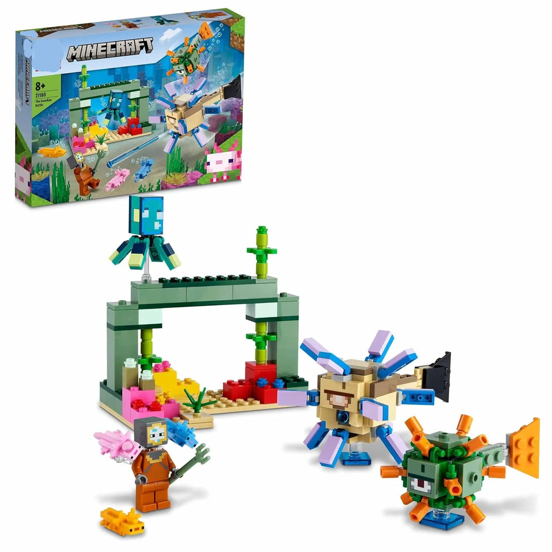 Minecraft The Guardian Battle Building Blocks (255 Pcs)