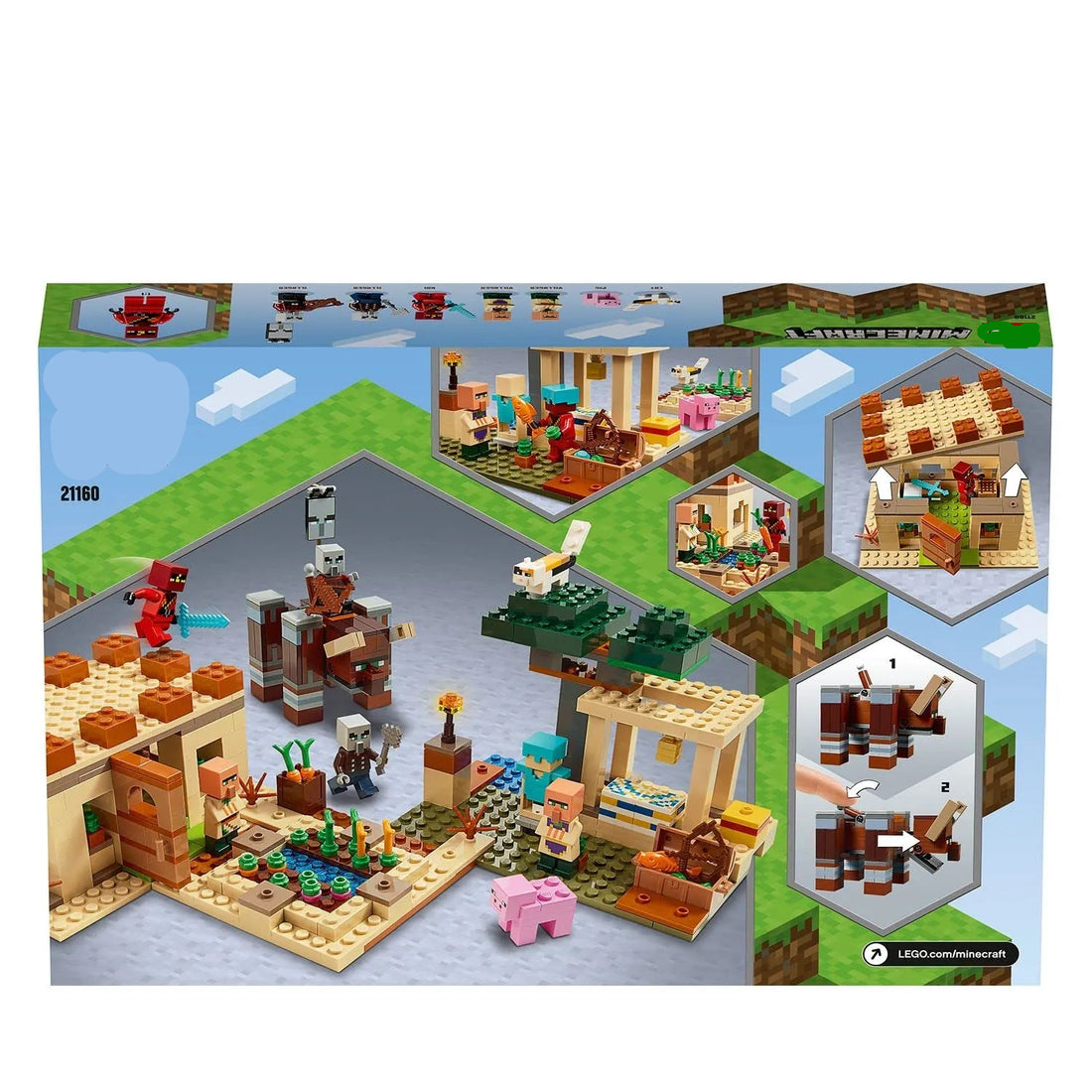 Minecraft The Illager Raid Building Blocks (562 Pcs)