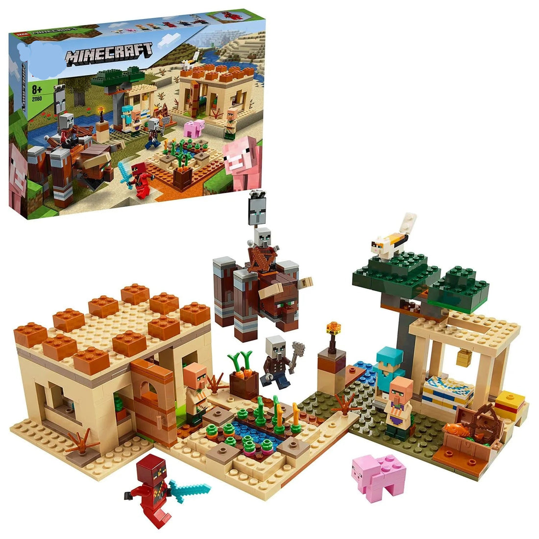 Minecraft The Illager Raid Building Blocks (562 Pcs)