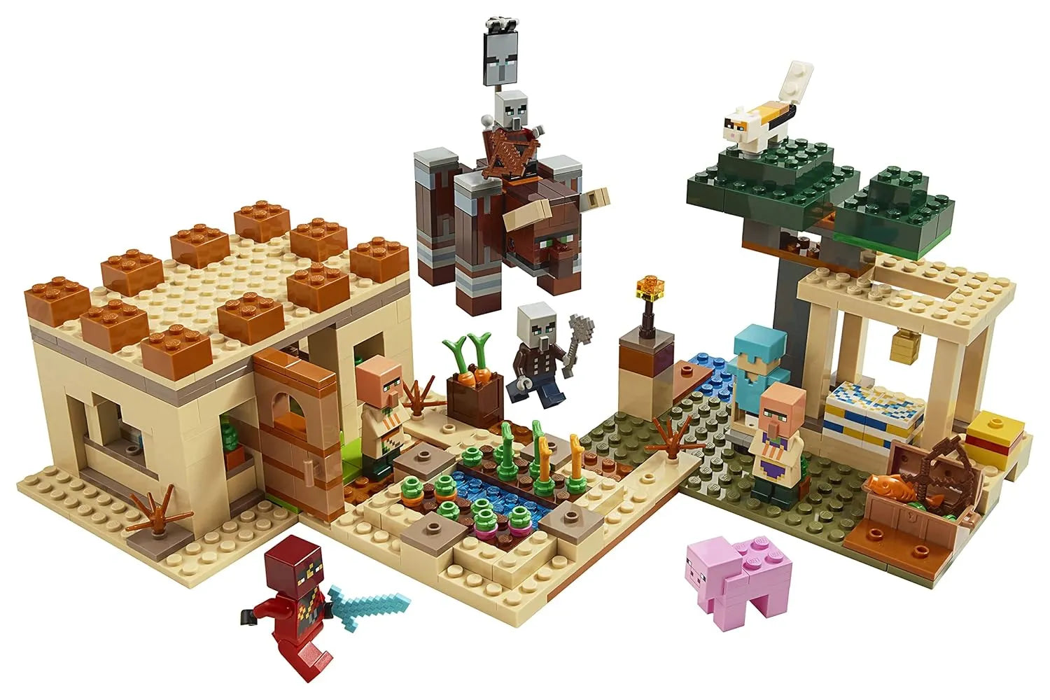 Minecraft The Illager Raid Building Blocks (562 Pcs)