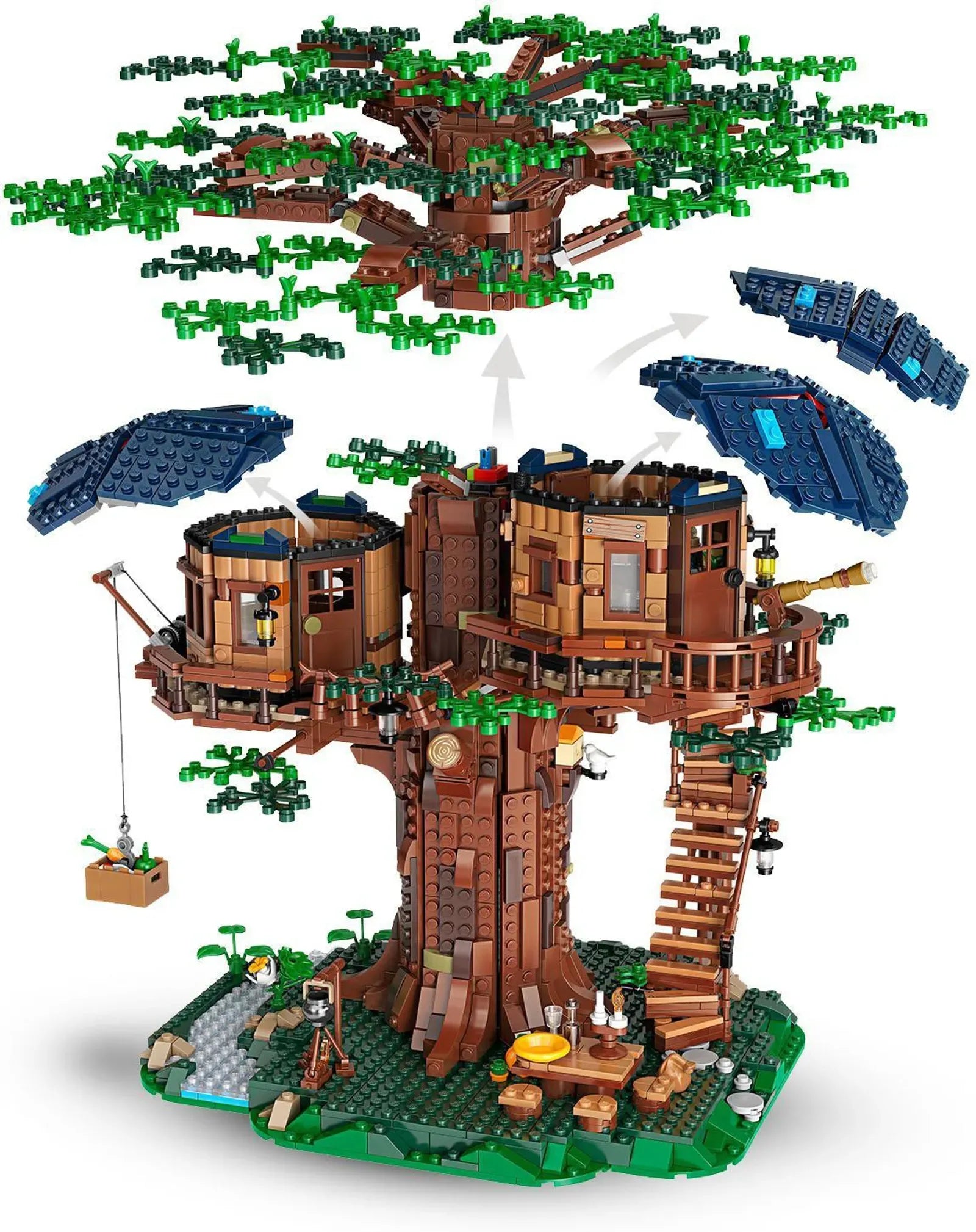 Ideas Tree House Building Blocks (3036 Pcs)