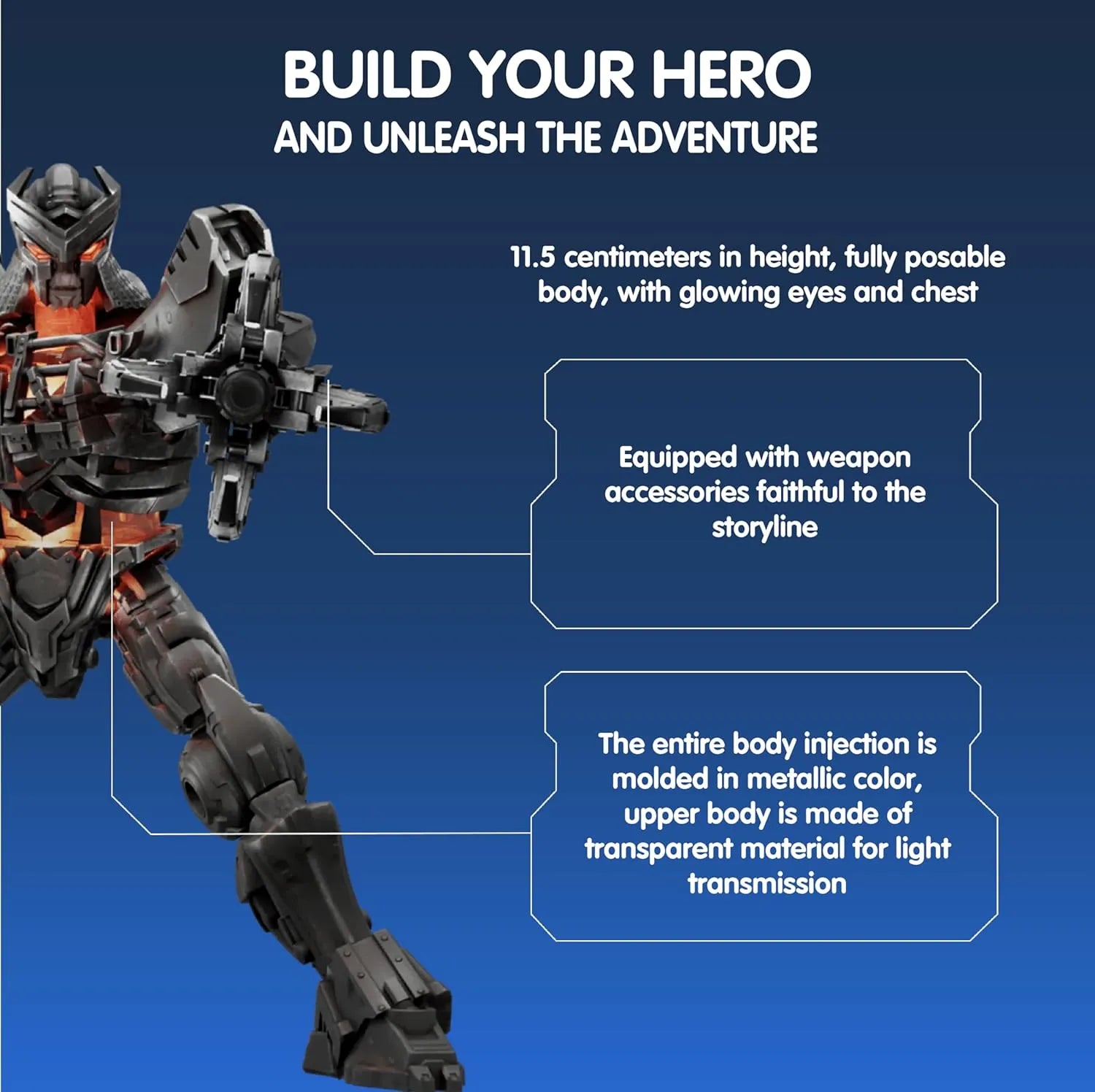 Blokees Trophy Hunter Scourge Action Figure