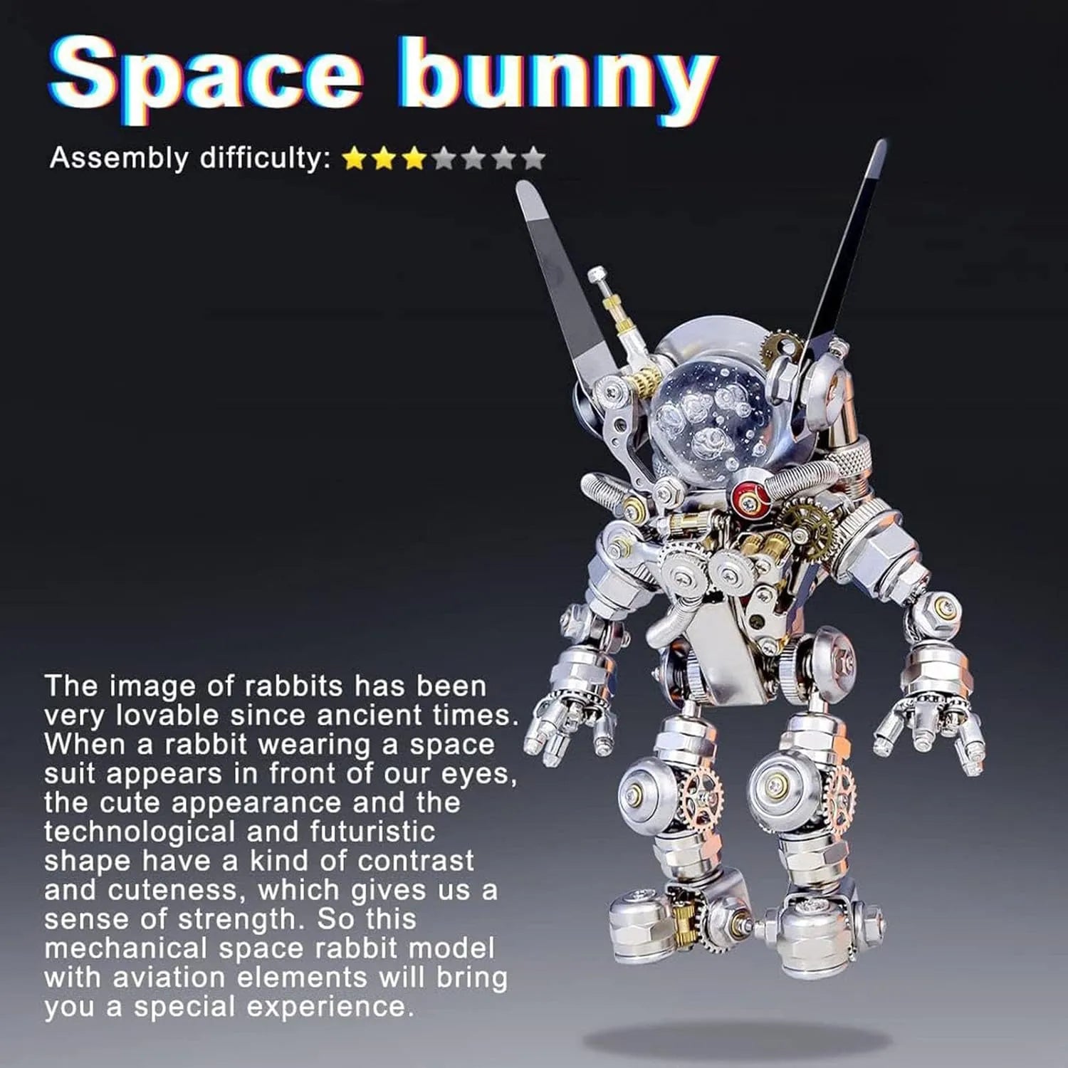 Steampunk Astrohop Bunny Puzzle Masterpiece