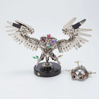 Steampunk Ironfeather Owl Puzzle Masterpiece