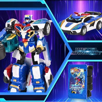 Metal Cardbot Blue Cop S Action Figure