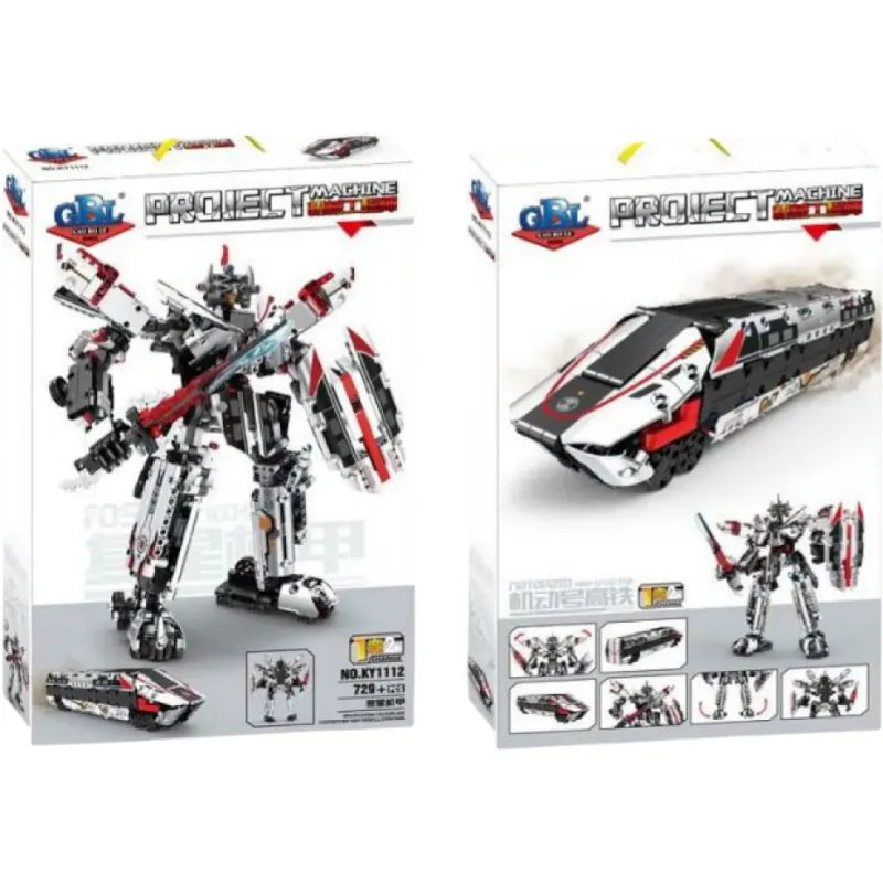 GBL Bullet Train Mecha Building Blocks (729 Pcs)
