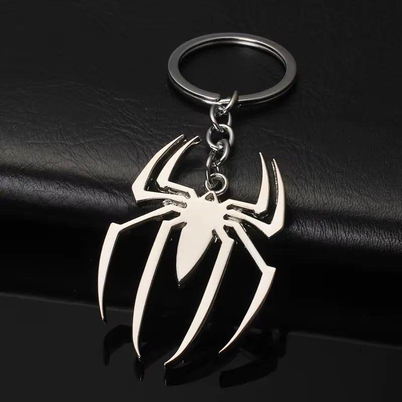Spiderman Symbol Metal Keychain