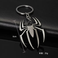 Spiderman Symbol Metal Keychain