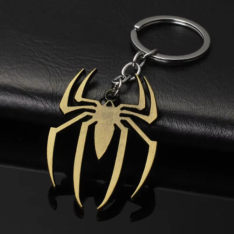 Spiderman Symbol Metal Keychain