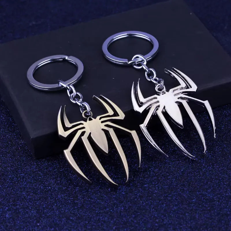 Spiderman Symbol Metal Keychain
