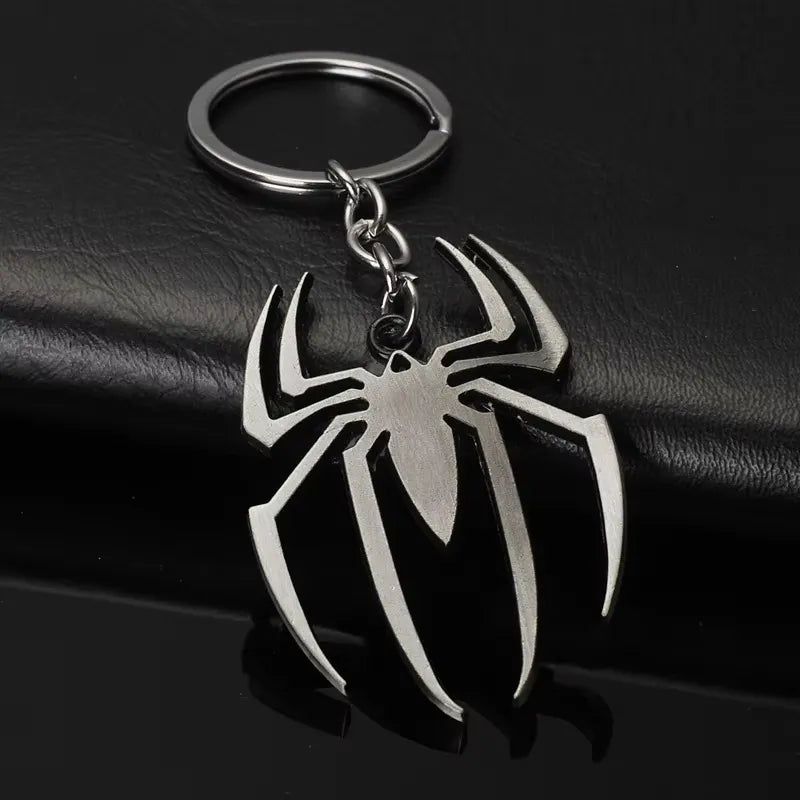 Spiderman Symbol Metal Keychain