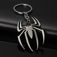 Spiderman Symbol Metal Keychain