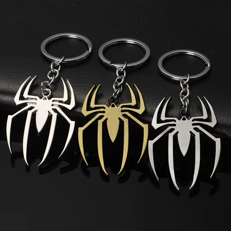 Spiderman Symbol Metal Keychain