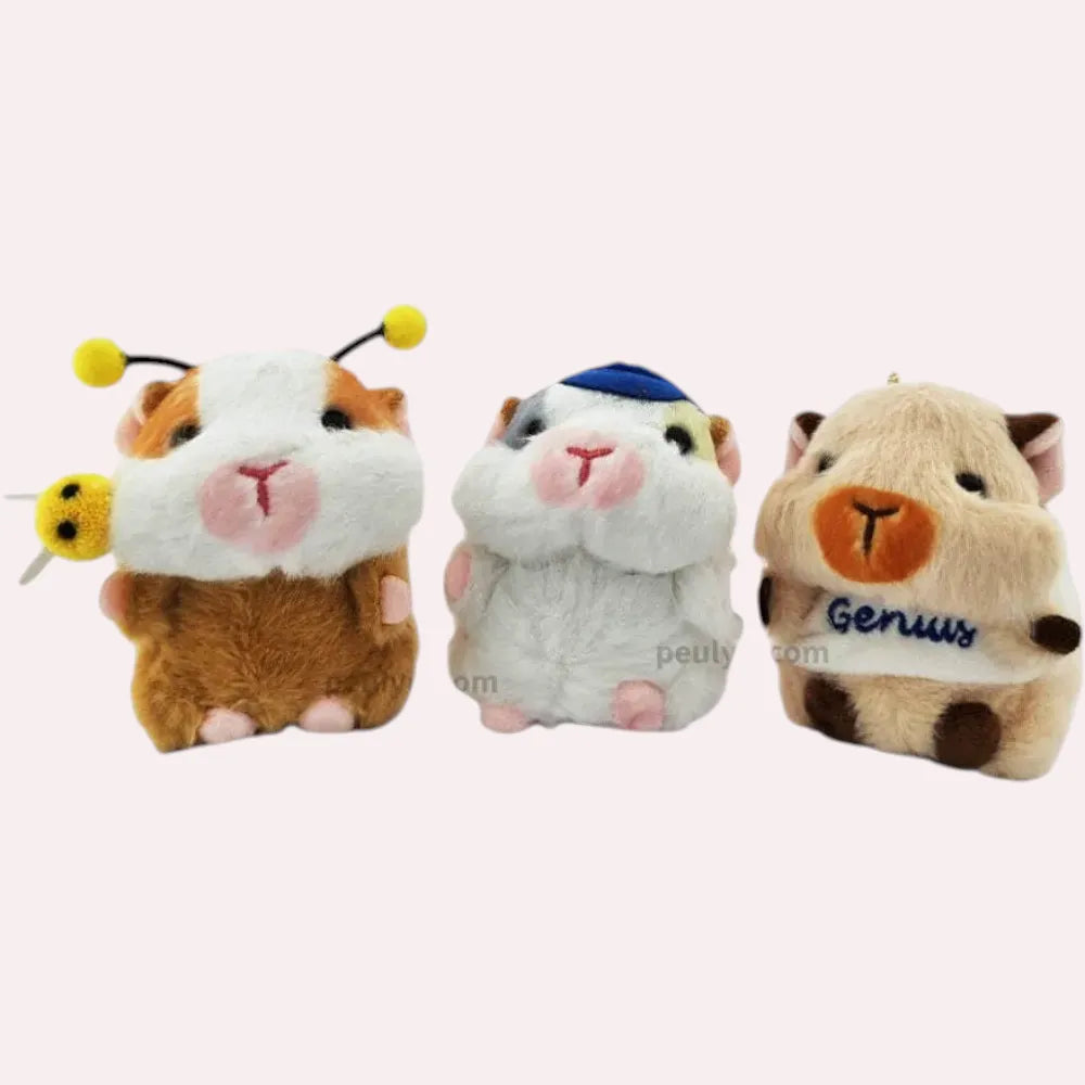 Rampage Guinea Hamster Plush Keychain