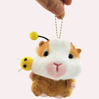 Rampage Guinea Hamster Plush Keychain