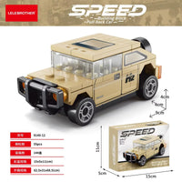 LB 9140 Sports Pull Back Car Building Blocks