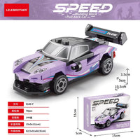 LB 9140 Sports Pull Back Car Building Blocks