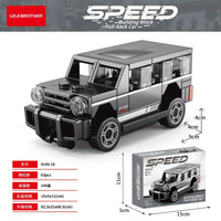 LB 9140 Sports Pull Back Car Building Blocks