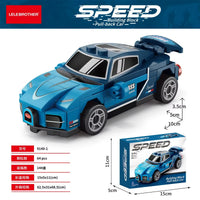 LB 9140 Sports Pull Back Car Building Blocks