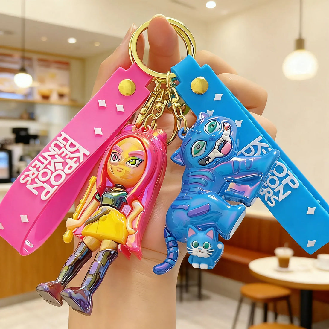 K-Pop Demon Hunters Electroplated Keychain