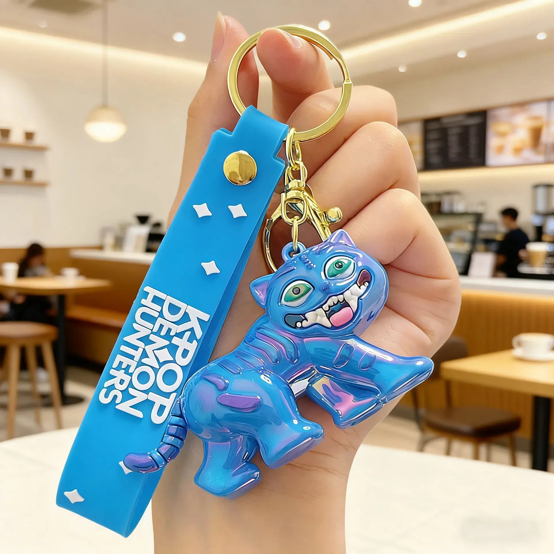 K-Pop Demon Hunters Electroplated Keychain
