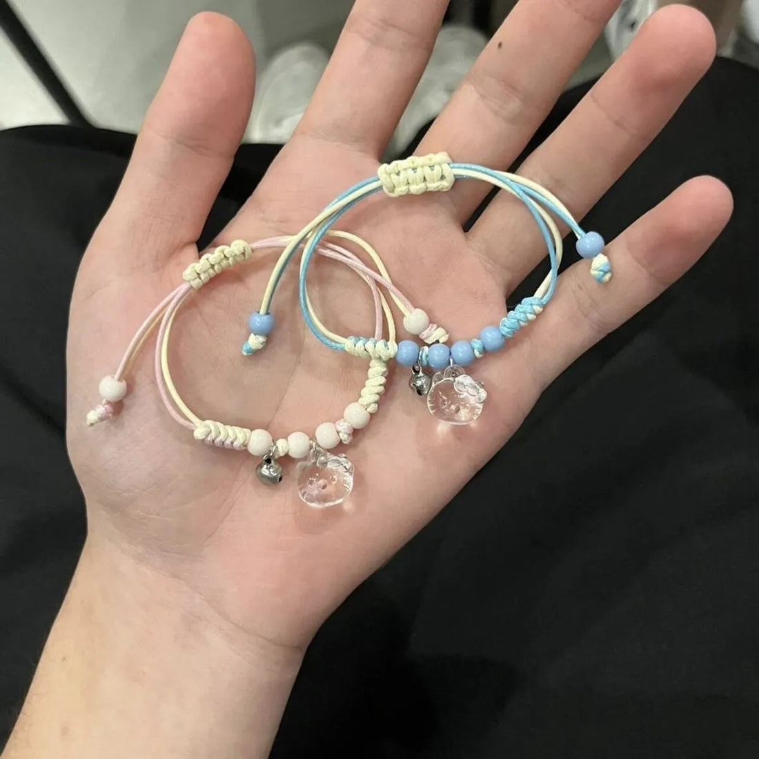 Kawaii Hello Kitty Braided Bracelet