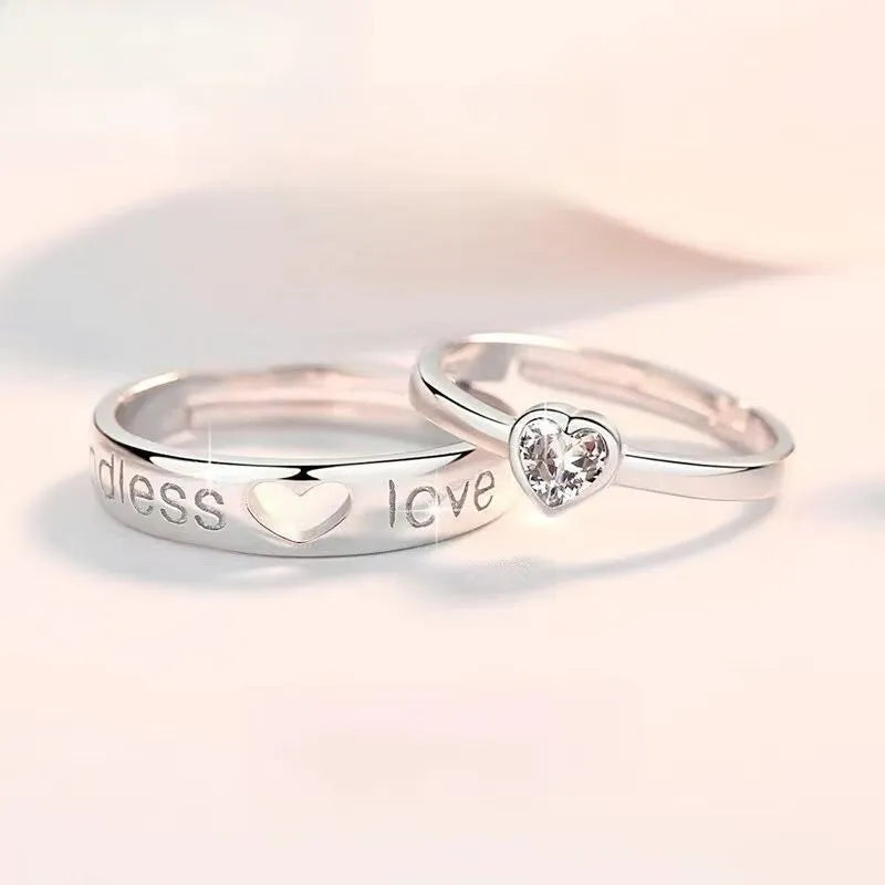 Eternal Bond Adjustable Couple Ring