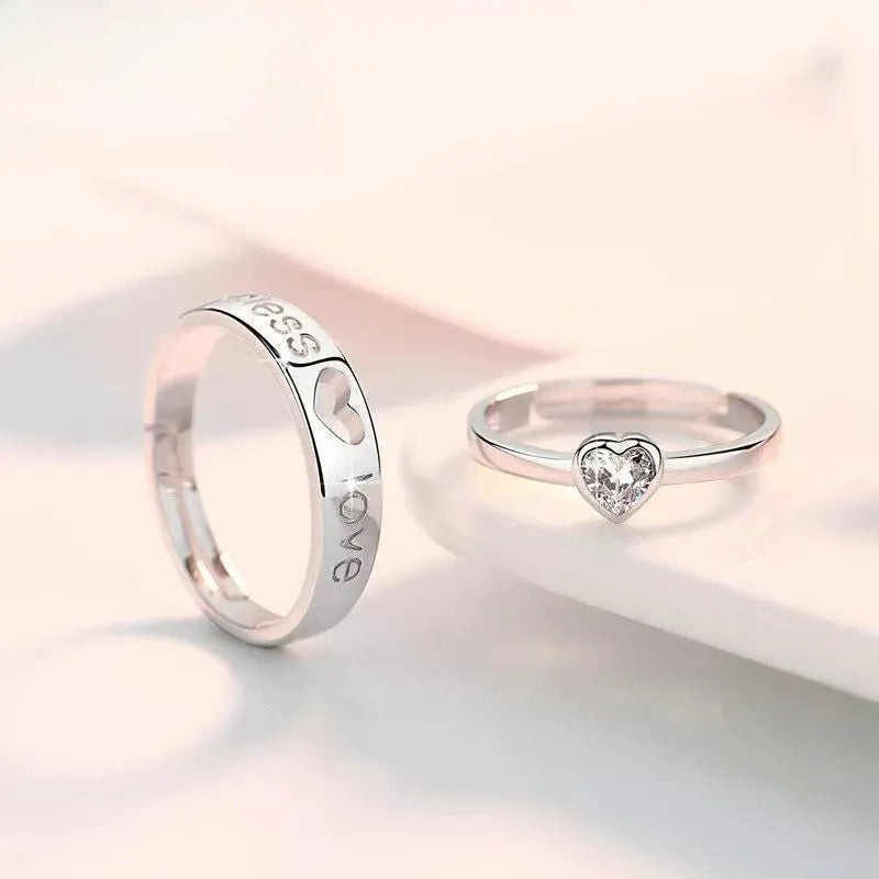 Eternal Bond Adjustable Couple Ring