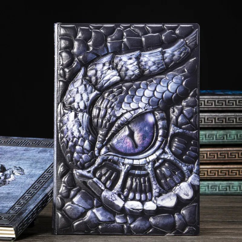 Mythical Relic Embossed Dragon Eye Journal