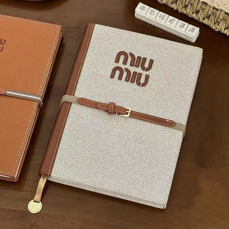 Luxury MM Textured Leather Diary