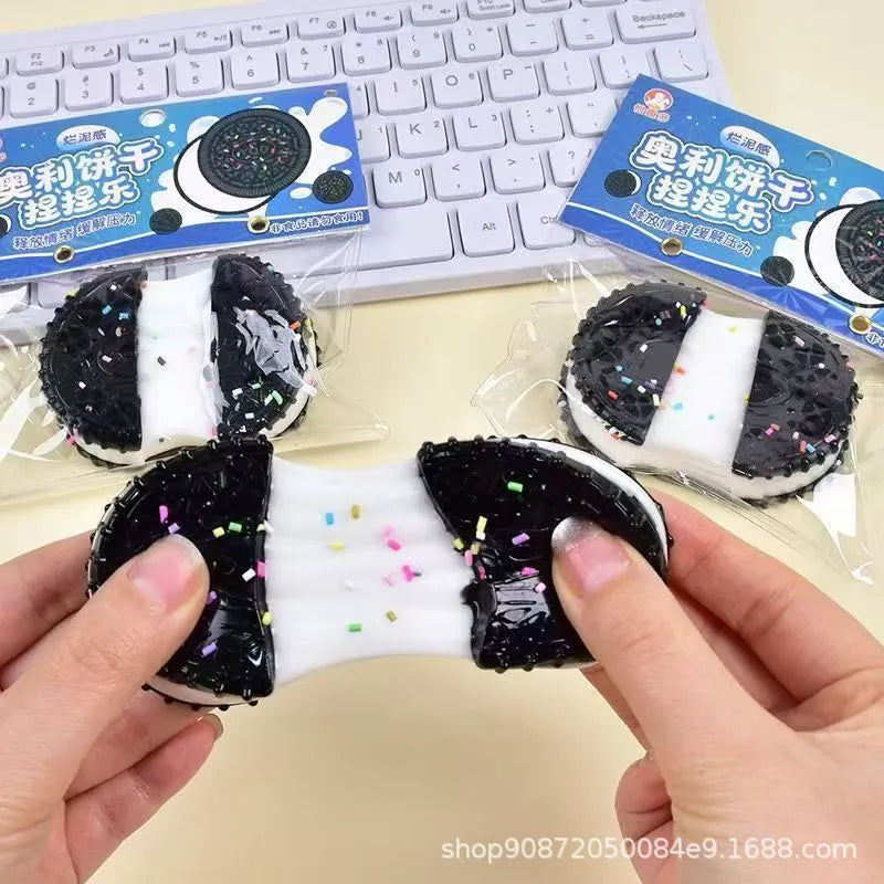 Realistic Oreo Cookie Taba Squishy