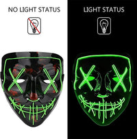 Neon Nightmare Illuminating Party Mask