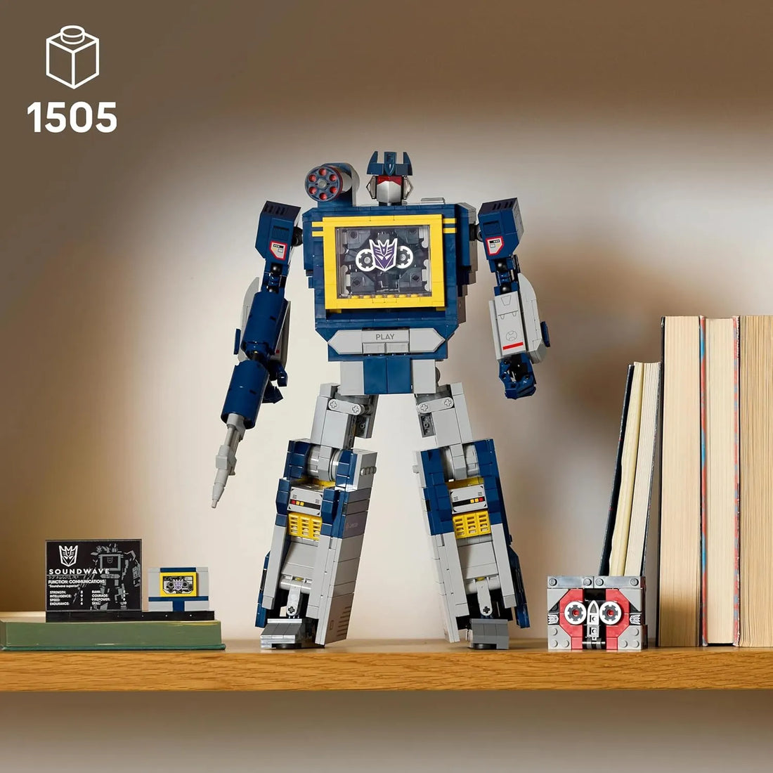 Transformers Soundwave 2 in 1 Building Blocks (1505 Pcs)