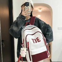 TJE Minimalist Color Block Backpack