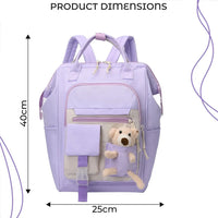 Pastel Kawaii Teddy Bear Backpack
