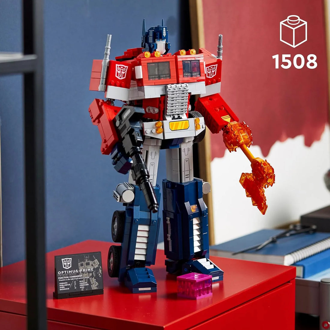 Transformers Optimus Prime 2 in 1 Blocks (1508 Pcs)