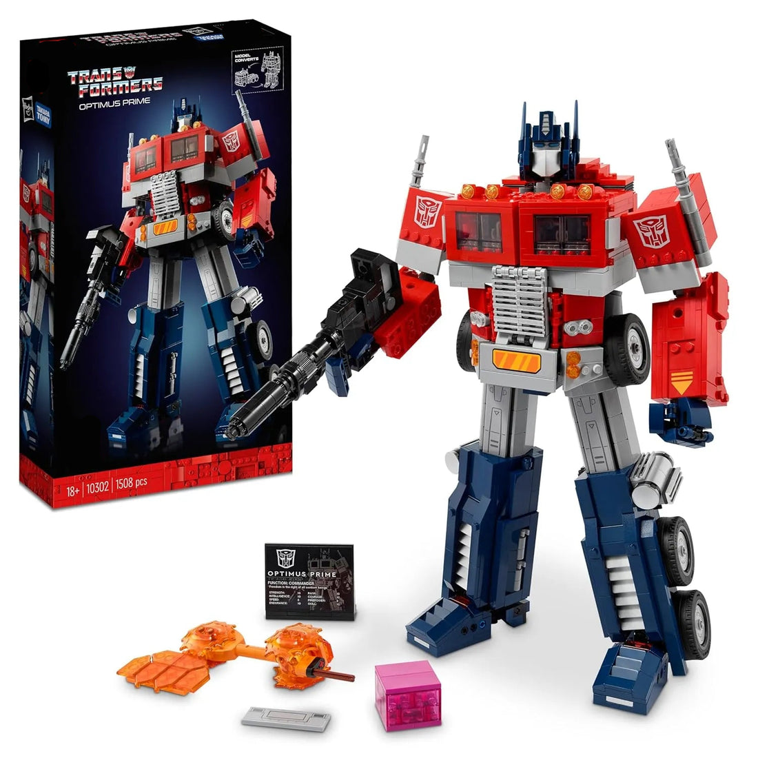 Transformers Optimus Prime 2 in 1 Blocks (1508 Pcs)