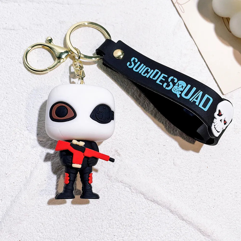 POP Style Suicide Squad 3D Keychain