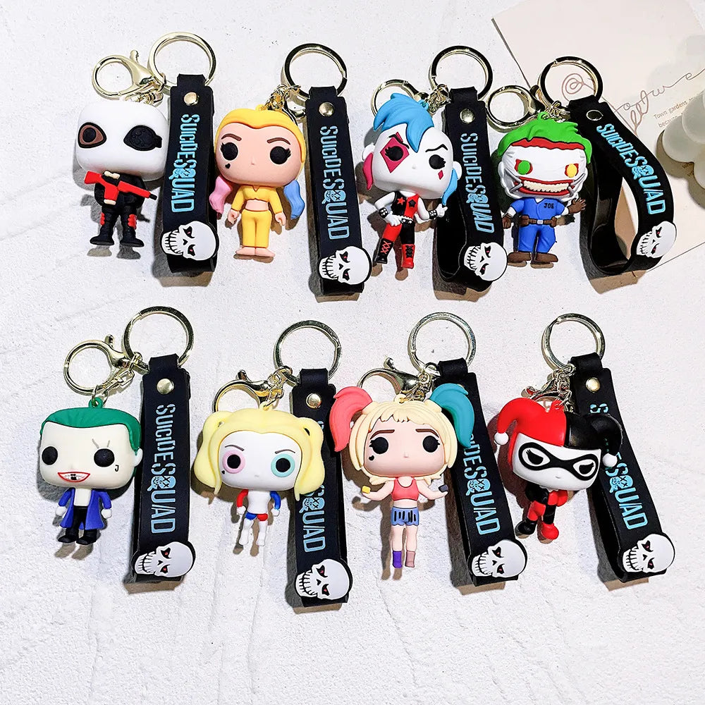 POP Style Suicide Squad 3D Keychain