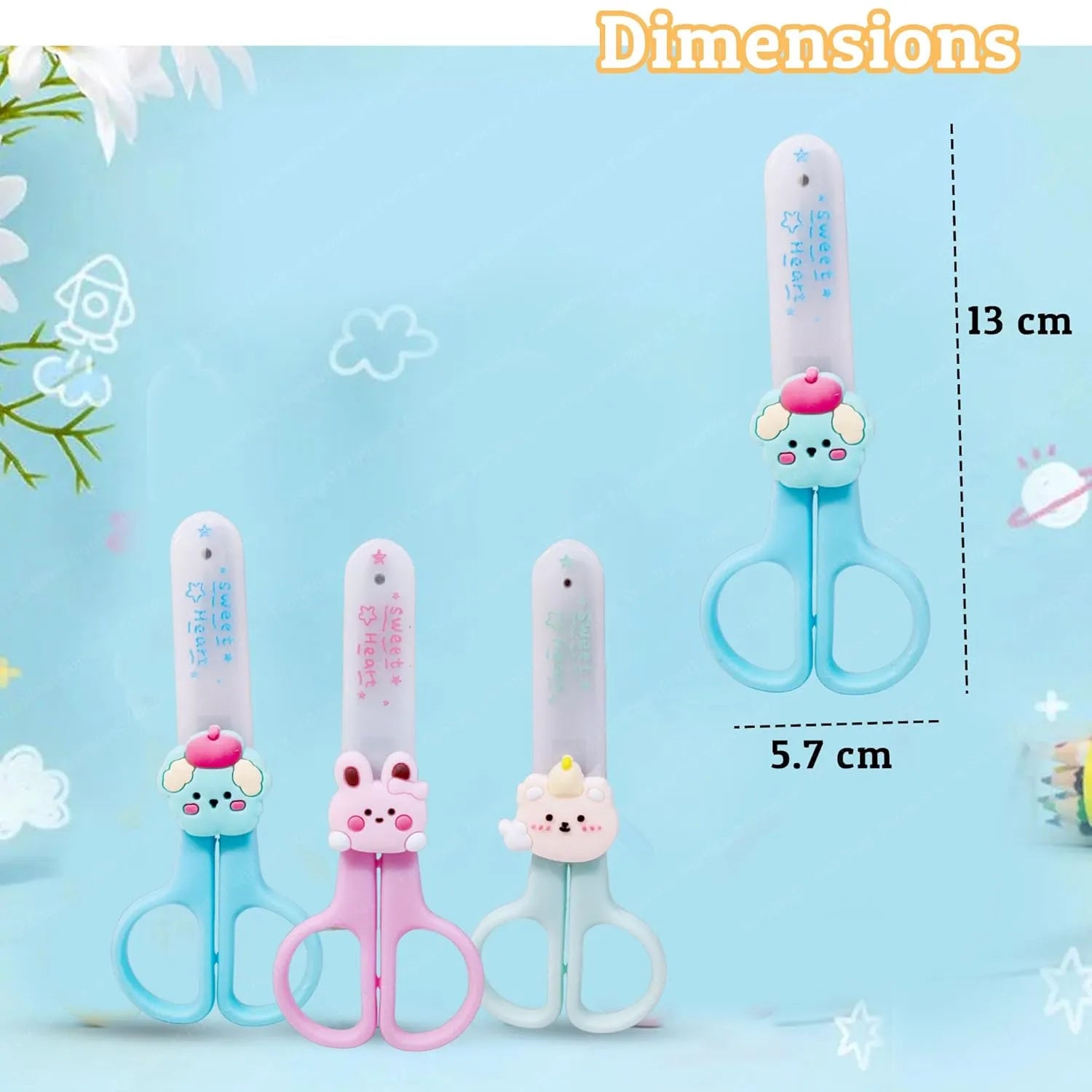 Deli 6089 Precision Petal Craft Scissors