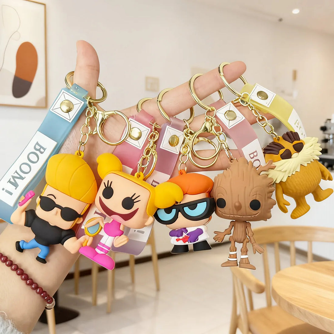 Pop Culture Iconic Cartoons 3D Keychain