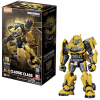 Transformers action figure with packaging on a white background
