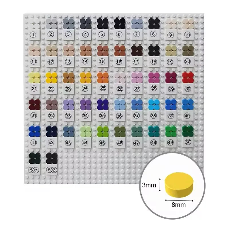 Pixe Blocks Owl Mosaic Pixel Art Building Blocks (3072 Pcs)