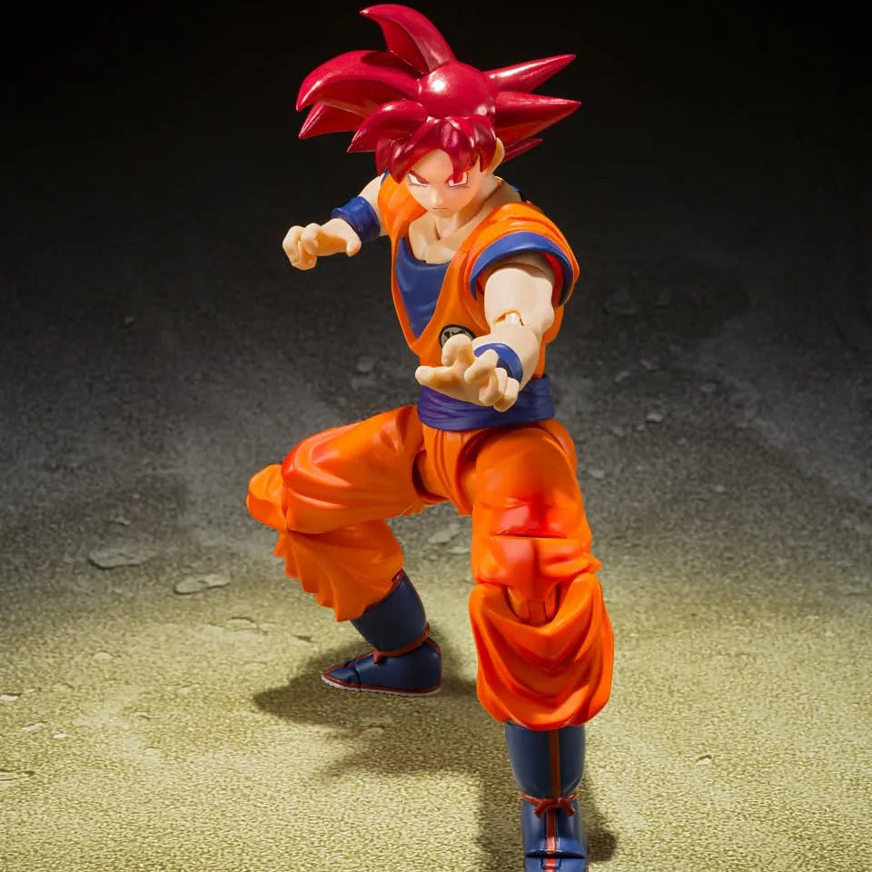 SHF Dragon Ball Super Saiyan God Son Goku Action Figure