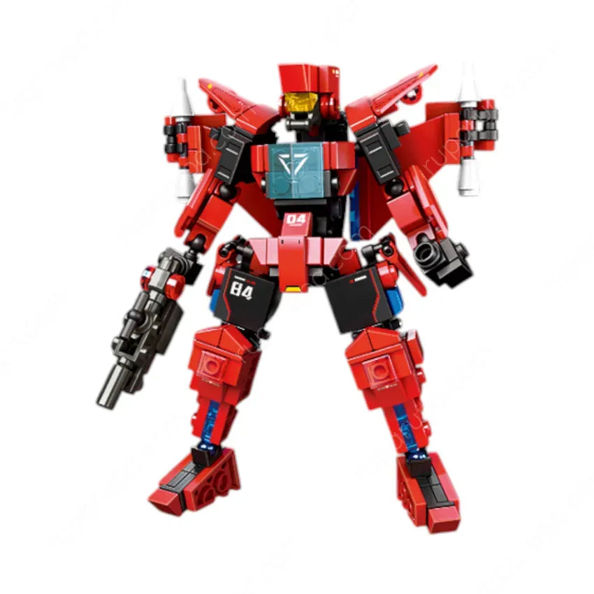 Sembo Steel Mecha Robot Building Blocks