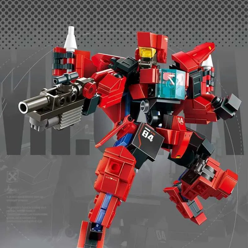Sembo Steel Mecha Robot Building Blocks