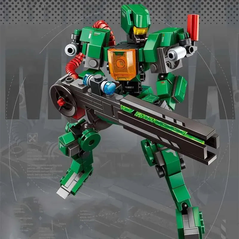 Sembo Steel Mecha Robot Building Blocks