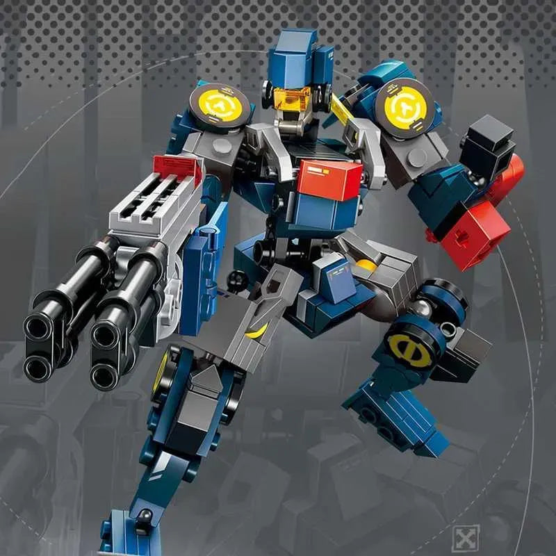 Sembo Steel Mecha Robot Building Blocks
